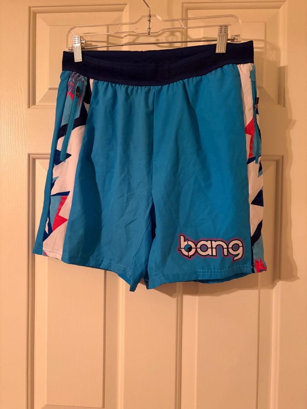 Men's Bang Energy Revolution Athletic Shorts in Bright Blue